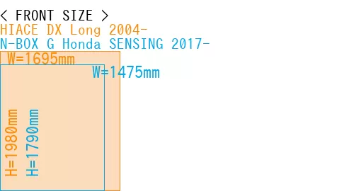 #HIACE DX Long 2004- + N-BOX G Honda SENSING 2017-
